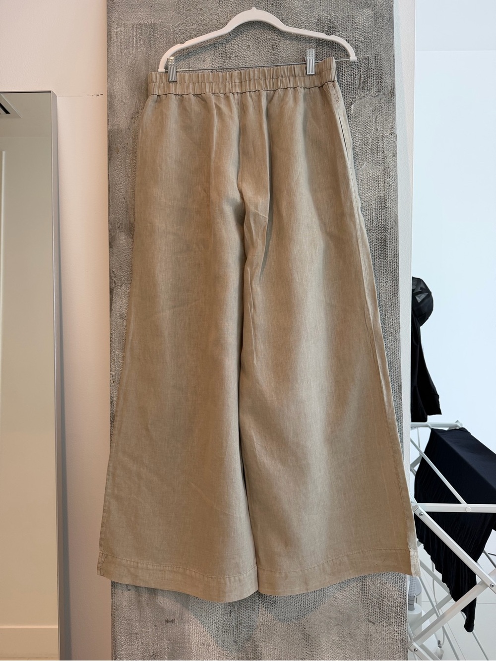 James Perse Lightweight Linen Culotte Pant - Picture 7 of 7
